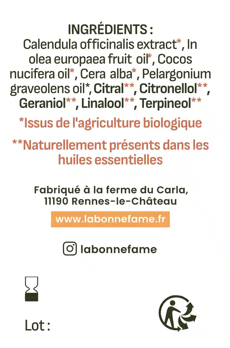Baume à lèvres au calendula – Image 3