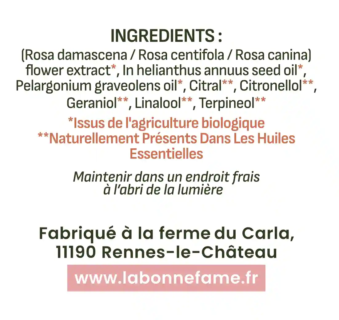 Huile de soin divine aux trois roses – Image 3