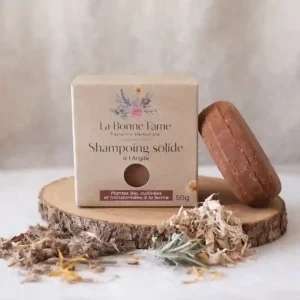Shampoing solide à l'argile