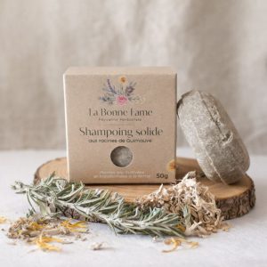 Shampoing solide aux racines de guimauve