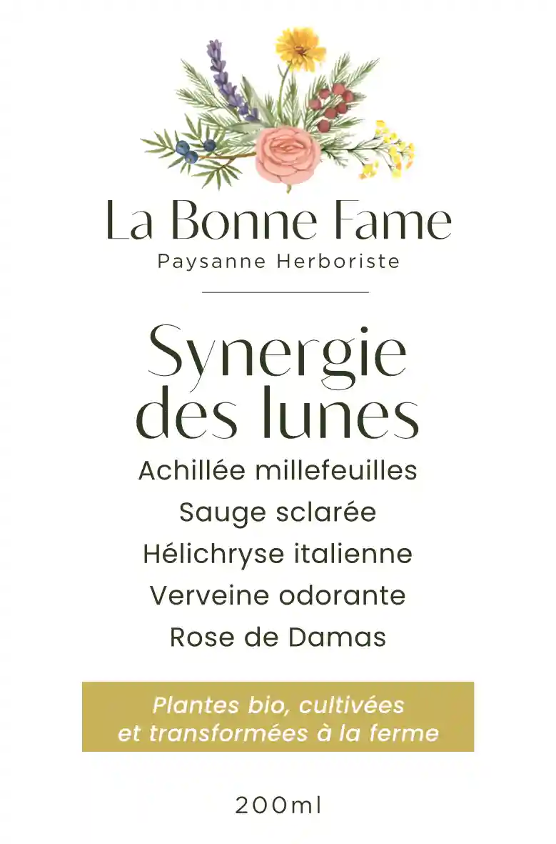Etiquette Synergie des Lunes